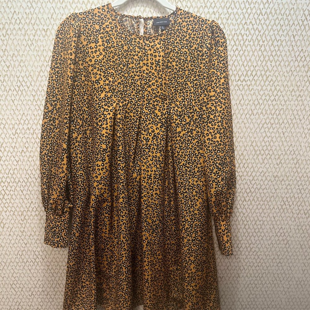 Who What Wear Leopard Print Dress